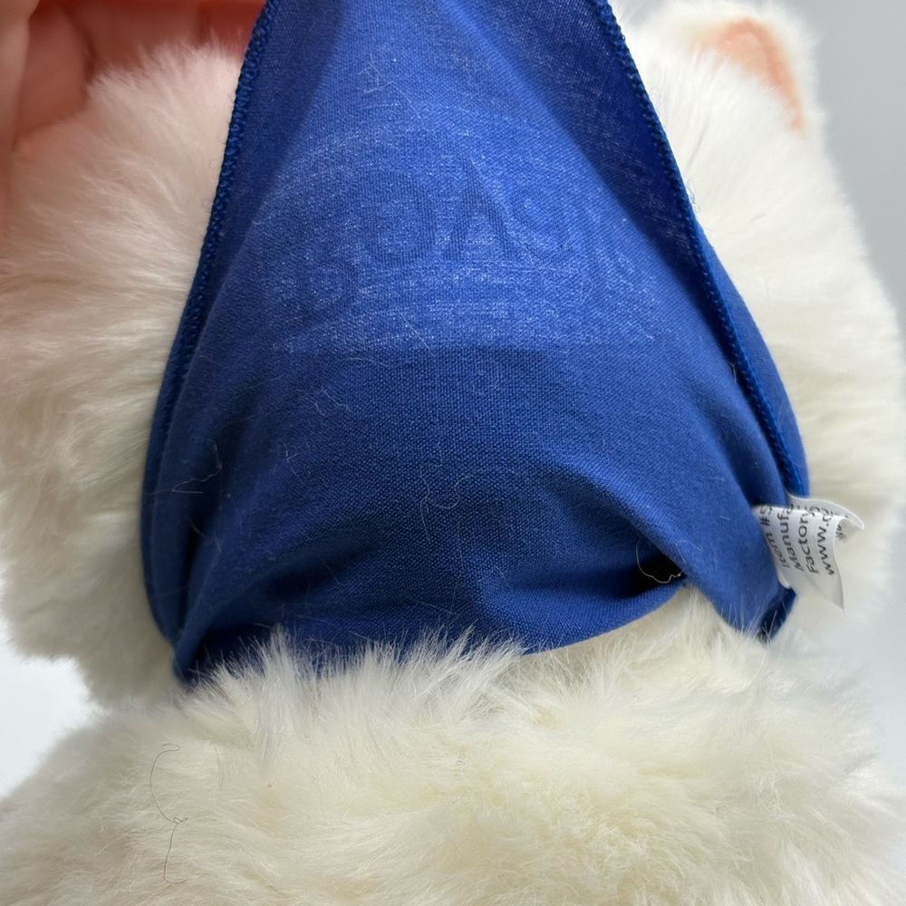 2016 Douglas Cuddle Toy Sitting White Cat 10” Soft Persian Plush Stuffed #2805 - Picture 12 of 16